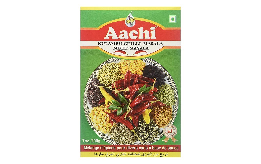 Aachi Kulambu Chilli Masala - Mixed Masala   Box  200 grams